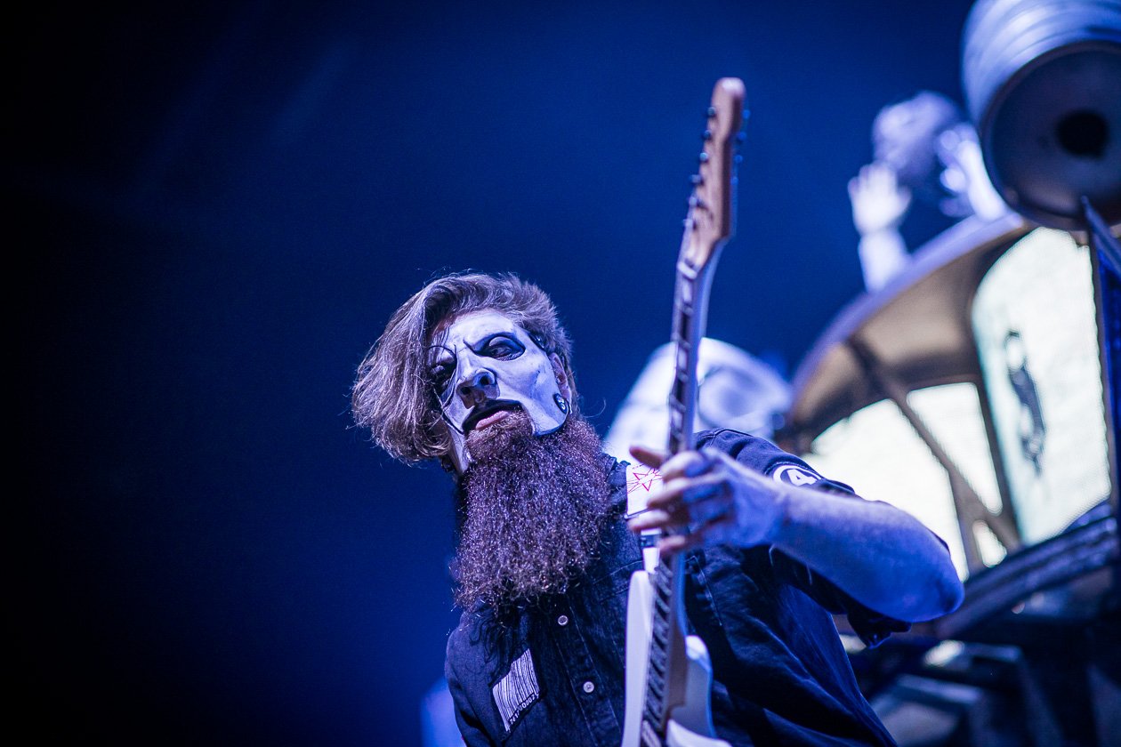 Slipknot – Corey Taylor und Co.: Das aktuelle Album "We Are Not Your Kind" im Gepäck und Behemoth im Vorprogramm. – James Root.