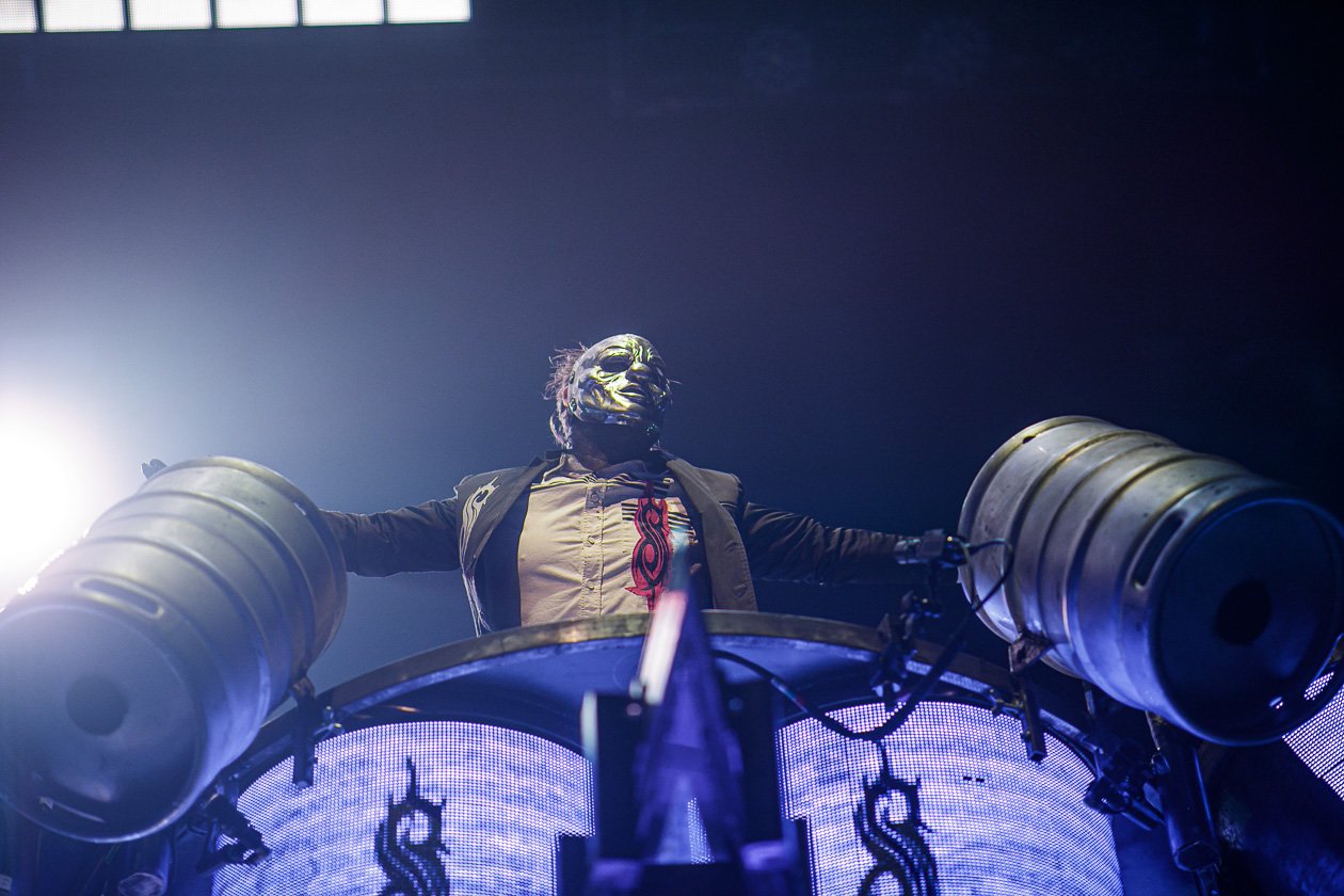 Slipknot – Corey Taylor und Co.: Das aktuelle Album "We Are Not Your Kind" im Gepäck und Behemoth im Vorprogramm. – Shawn Crahan.
