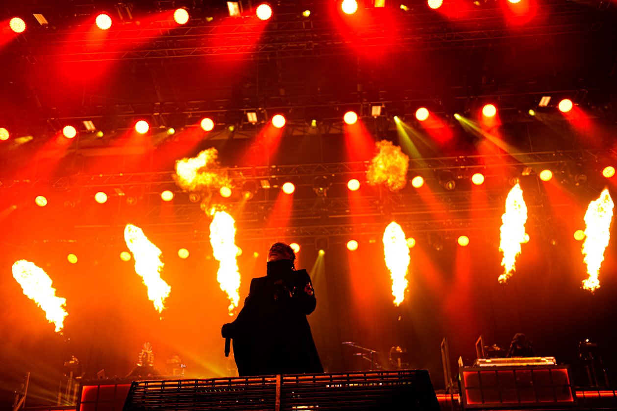 Corey Taylor und Co. machten sich bei ihrem Comeback am letzten Festivaltag die Hauptbühne untertan. – Slipknot.