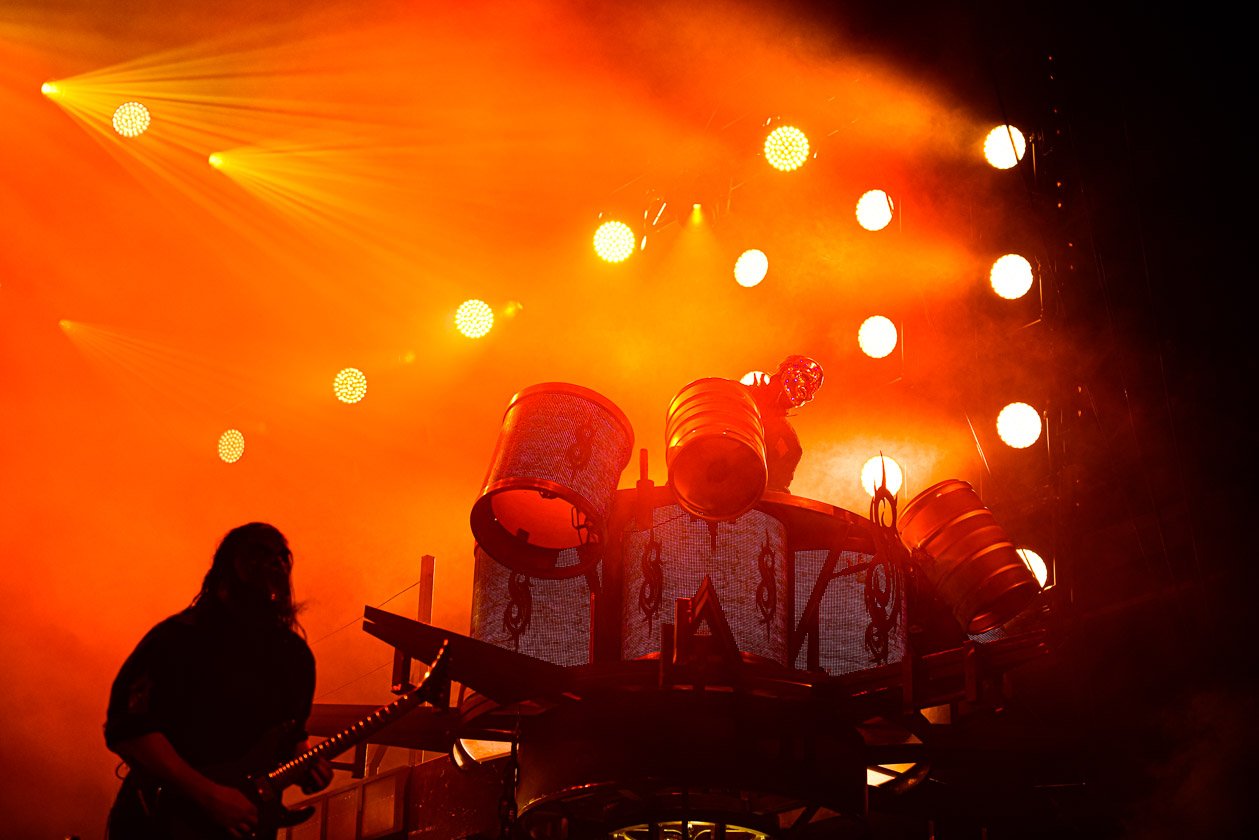 Corey Taylor und Co. machten sich bei ihrem Comeback am letzten Festivaltag die Hauptbühne untertan. – Slipknot.