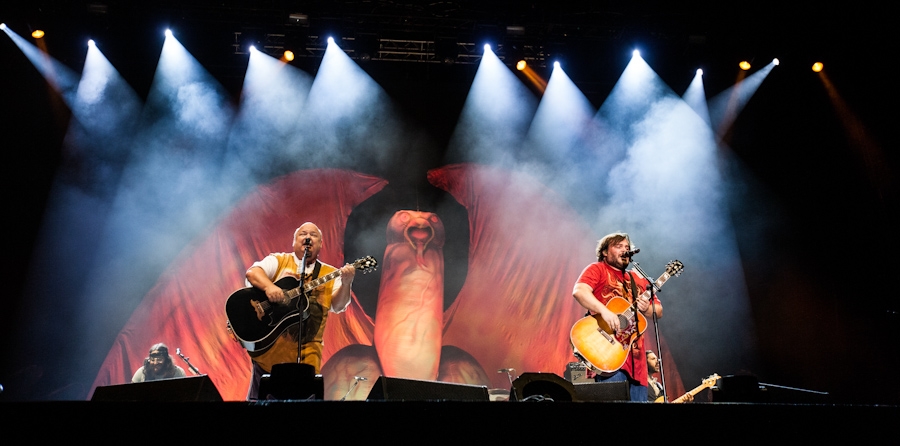 Jack Black und Kyle Gass wie man sie kennt und liebt. – Tenacious D.