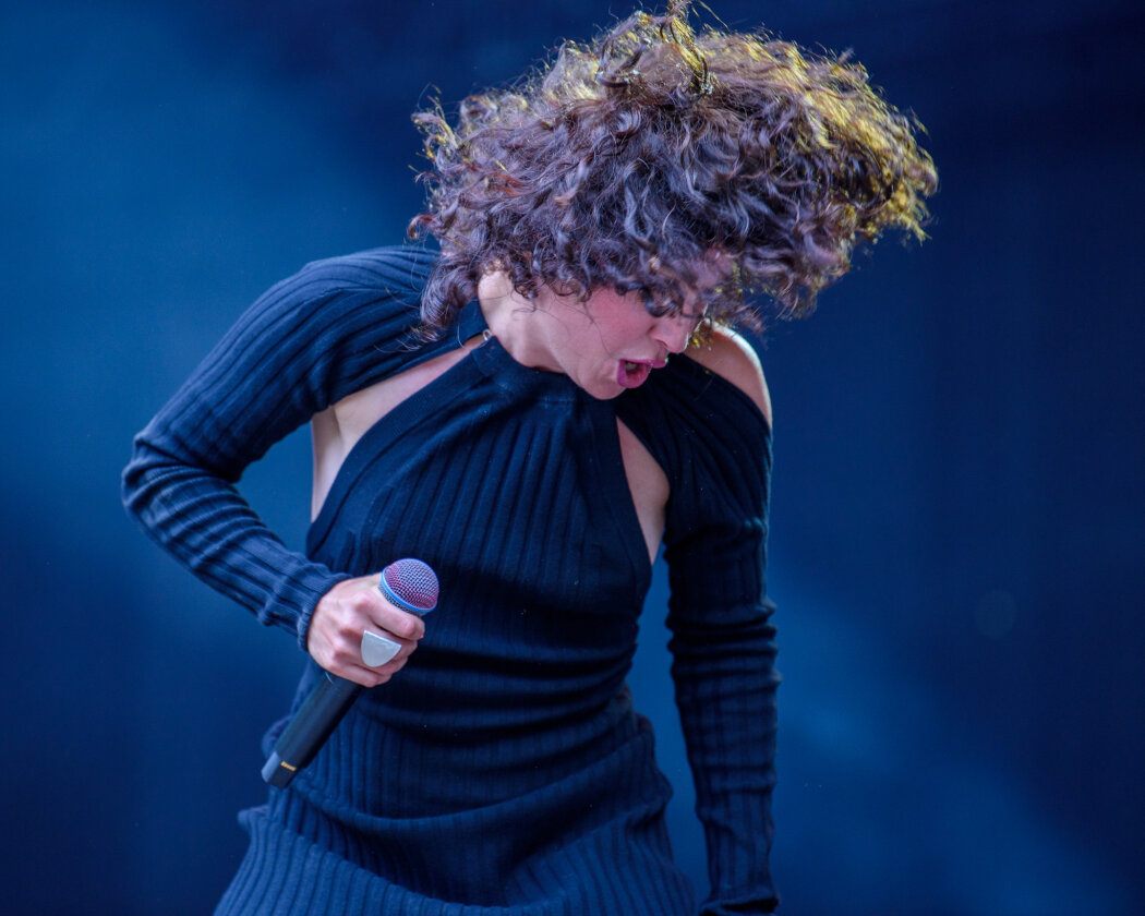 Drückte am letzten Festivaltag noch mal aufs Gaspedal: die Rock-Crew aus Schweden. – The Baboon Show.