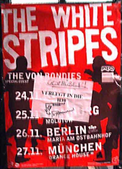 The White Stripes – Das Plakat in voller Lebensgröße