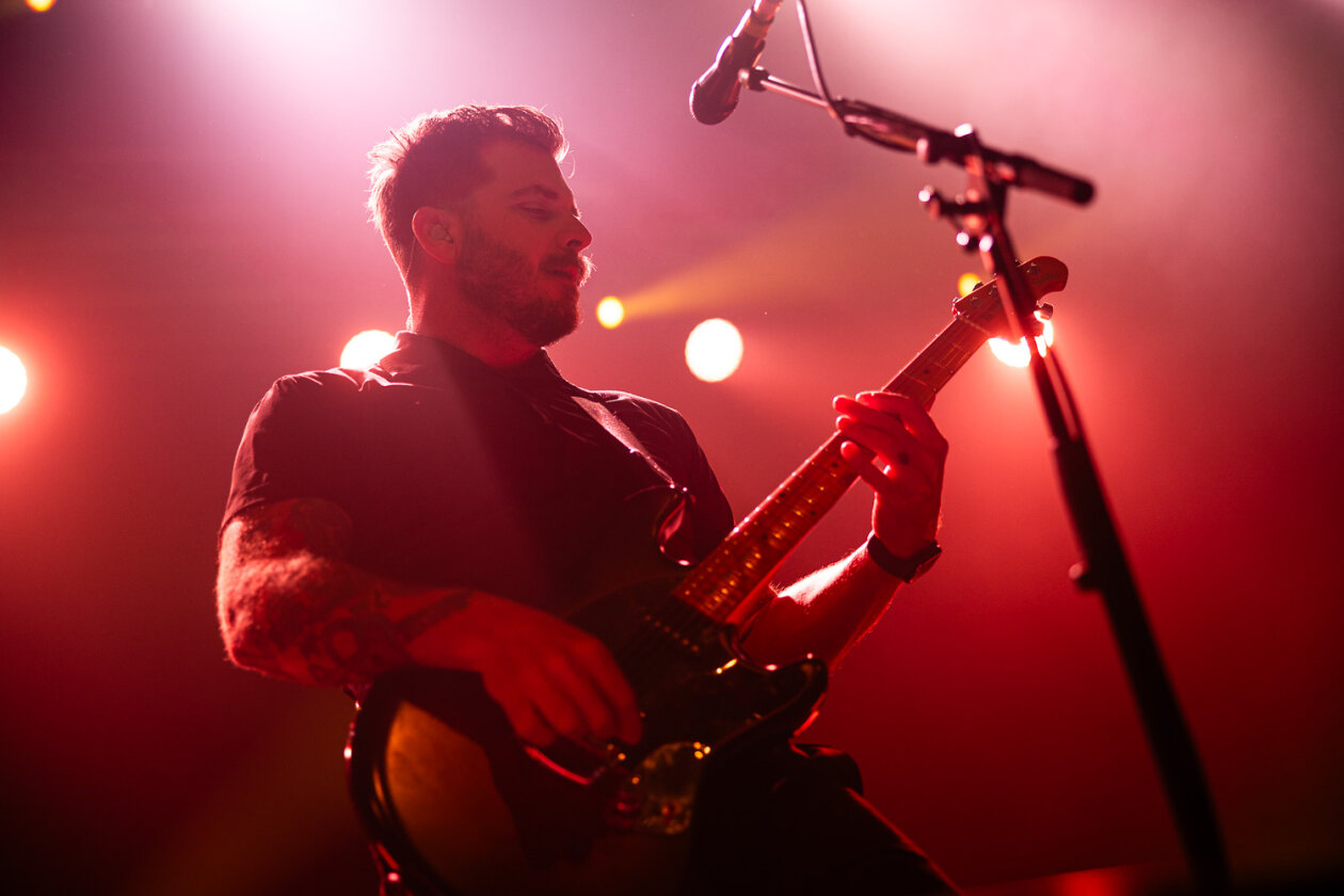 Live in der Hauptstadt: die Post-Hardcore-Größen um Dustin Kensrue. – Thrice.