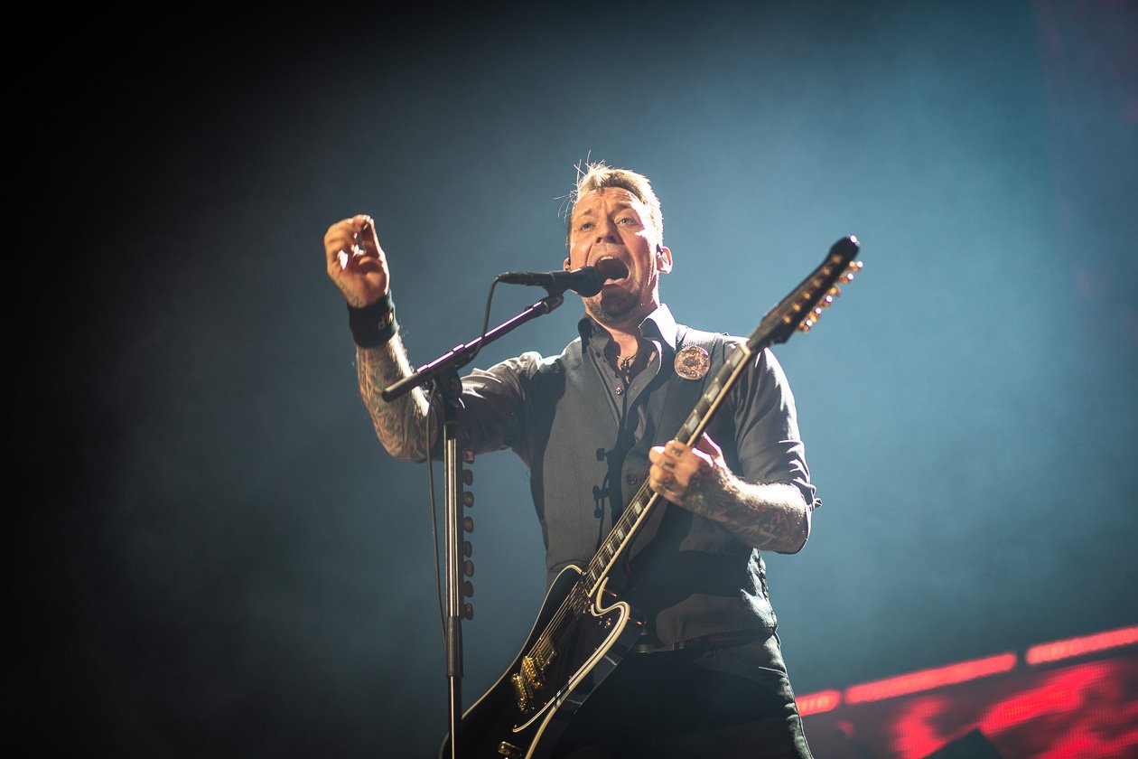 Mit der aktuellen Scheibe "Rewind, Replay, Rebound" zu Gast in der Hauptstadt. – Volbeat.