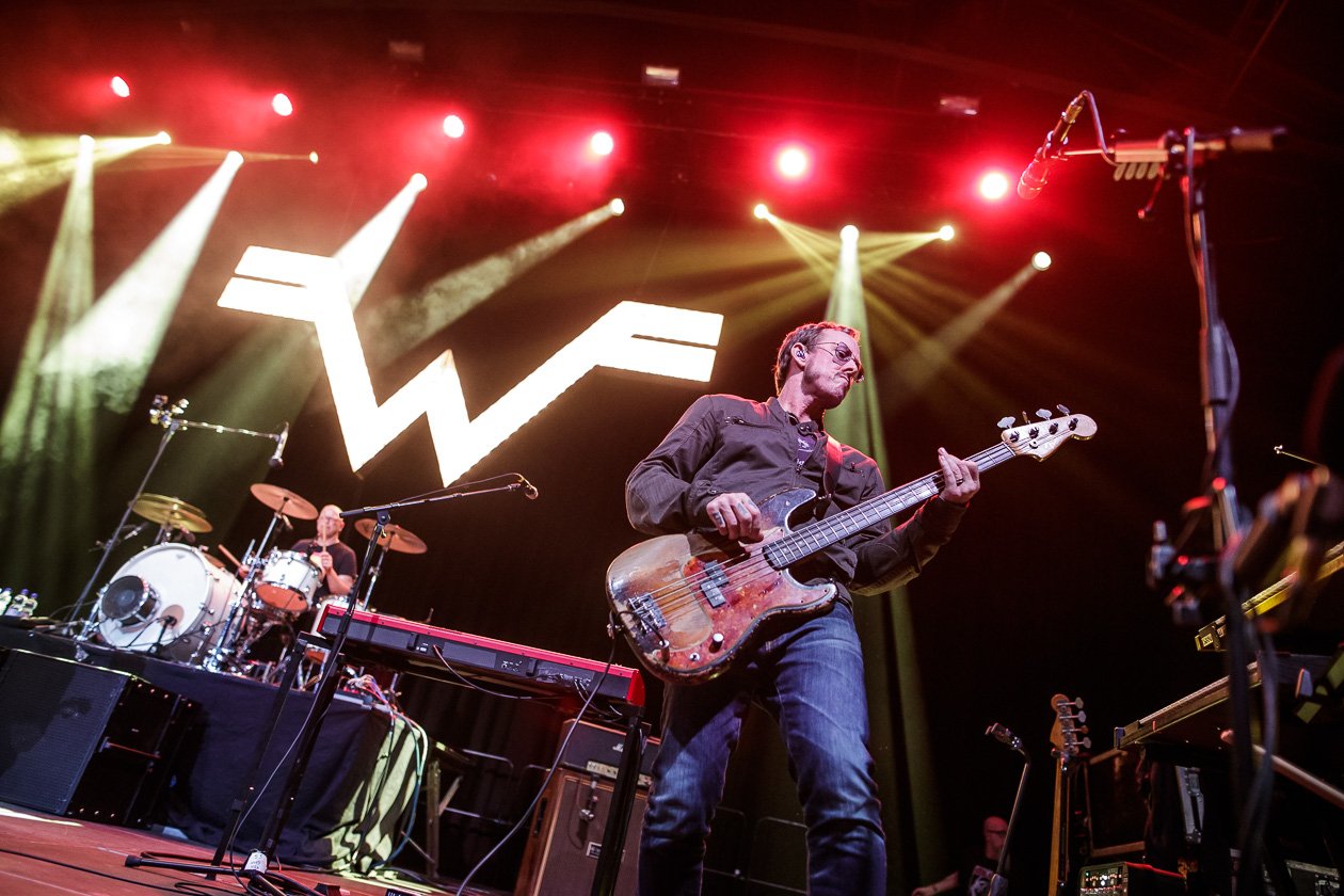 Weezer – Beverly Hills in town: Rivers Cuomo und Gang! – Patrick und Brian.