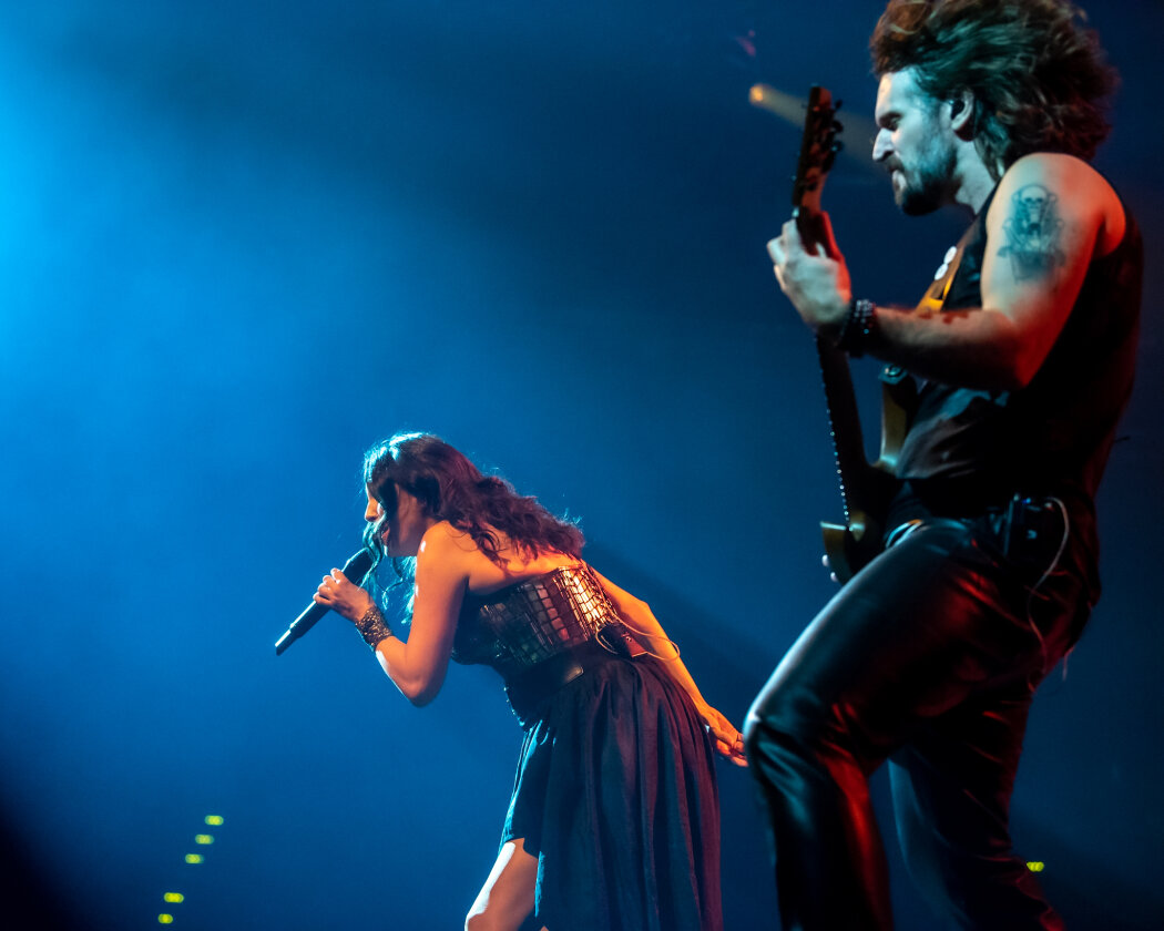 Auf "Worlds Collide"-Doppeltour mit Evaescence. – Within Temptation.