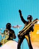 Red Hot Chili Peppers und Daft Punk,  | © EMI/Daft Arts (Fotograf: )
