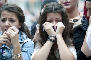 Bieber-Fans, Frankfurt 2012